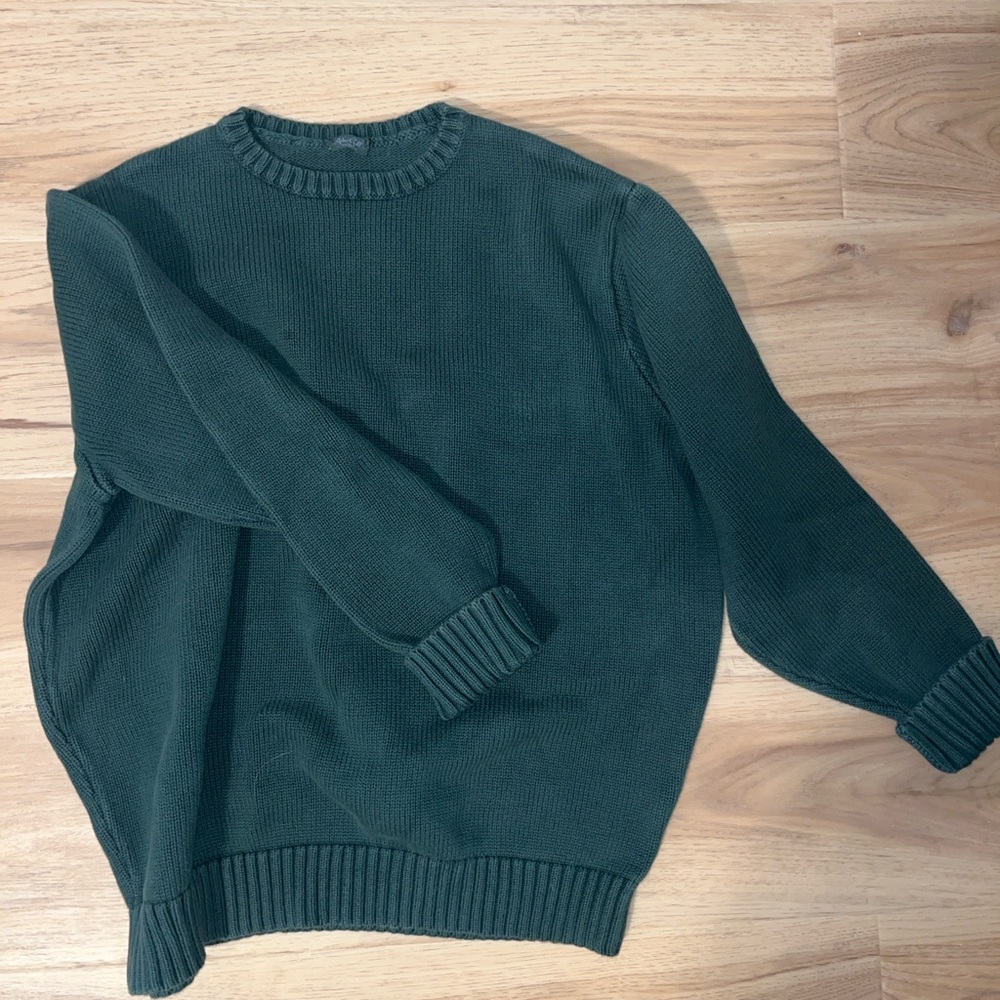 Dark Green Brandy Melville Knit Sweater